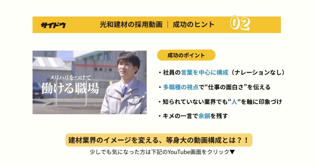 福島県の採用動画事例02光和建材