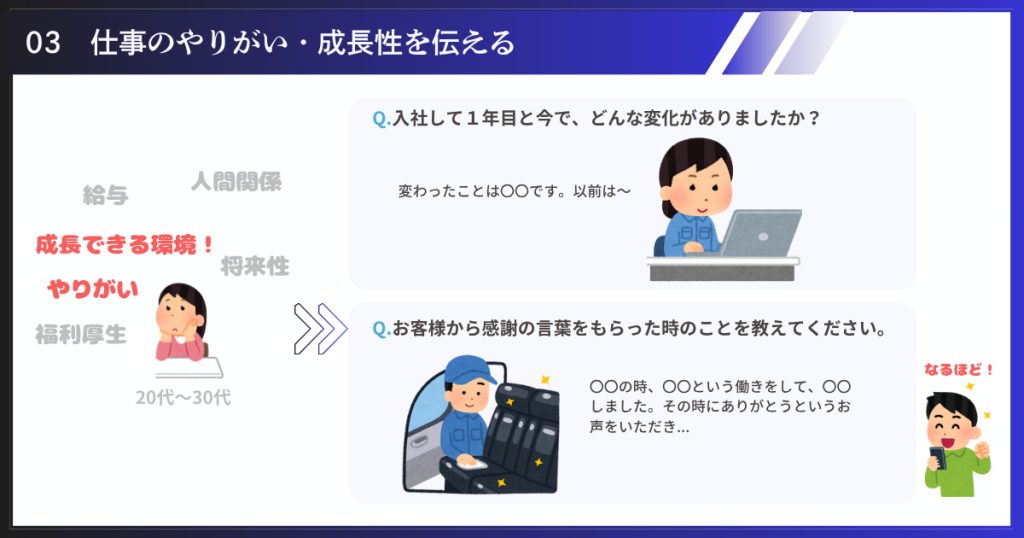 採用動画の社員インタビューを用いてZ世代にやりがいと成長性を伝える方法