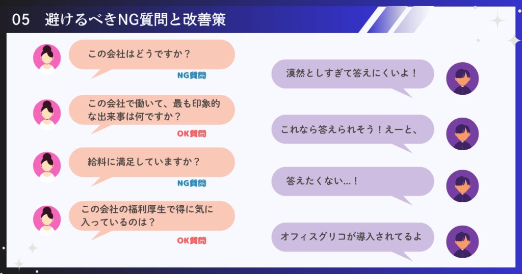 採用動画NG質問と社員インタビュー改善策