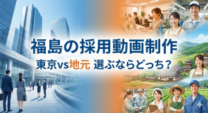 福島県の採用動画制作と東京の採用動画制作徹底比較